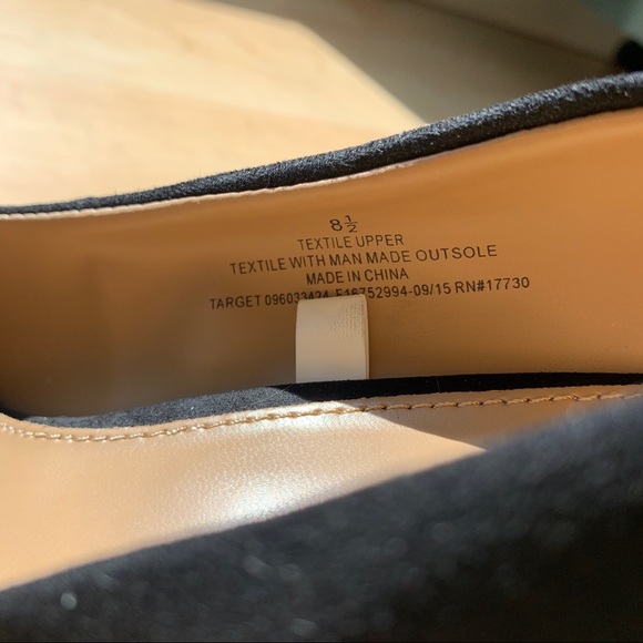 Merona black wedge 3.5-inch heel - Picture 4 of 4